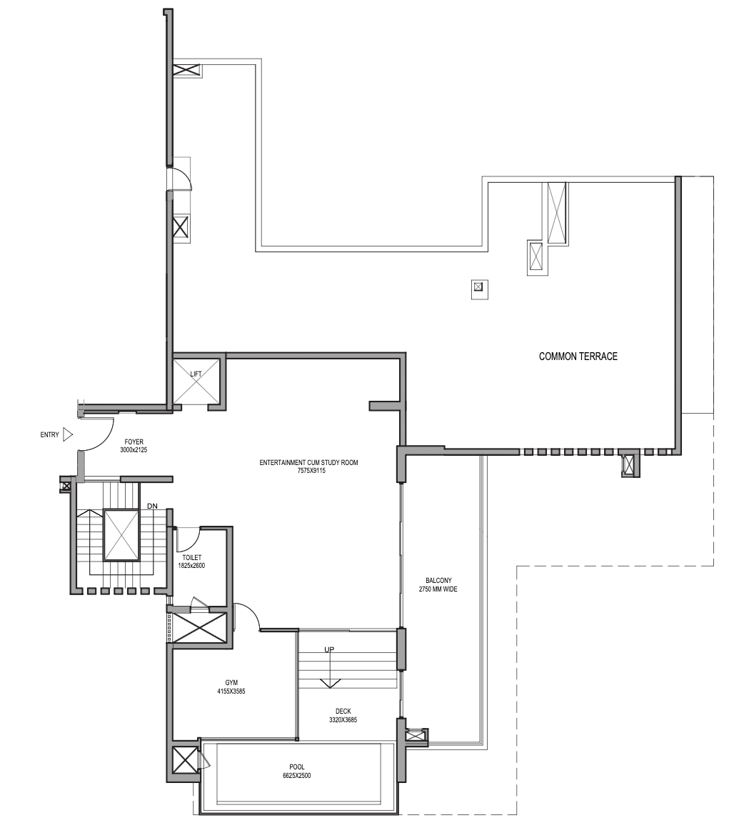 Skyvilla 1 (Level 3) Tower 2/4